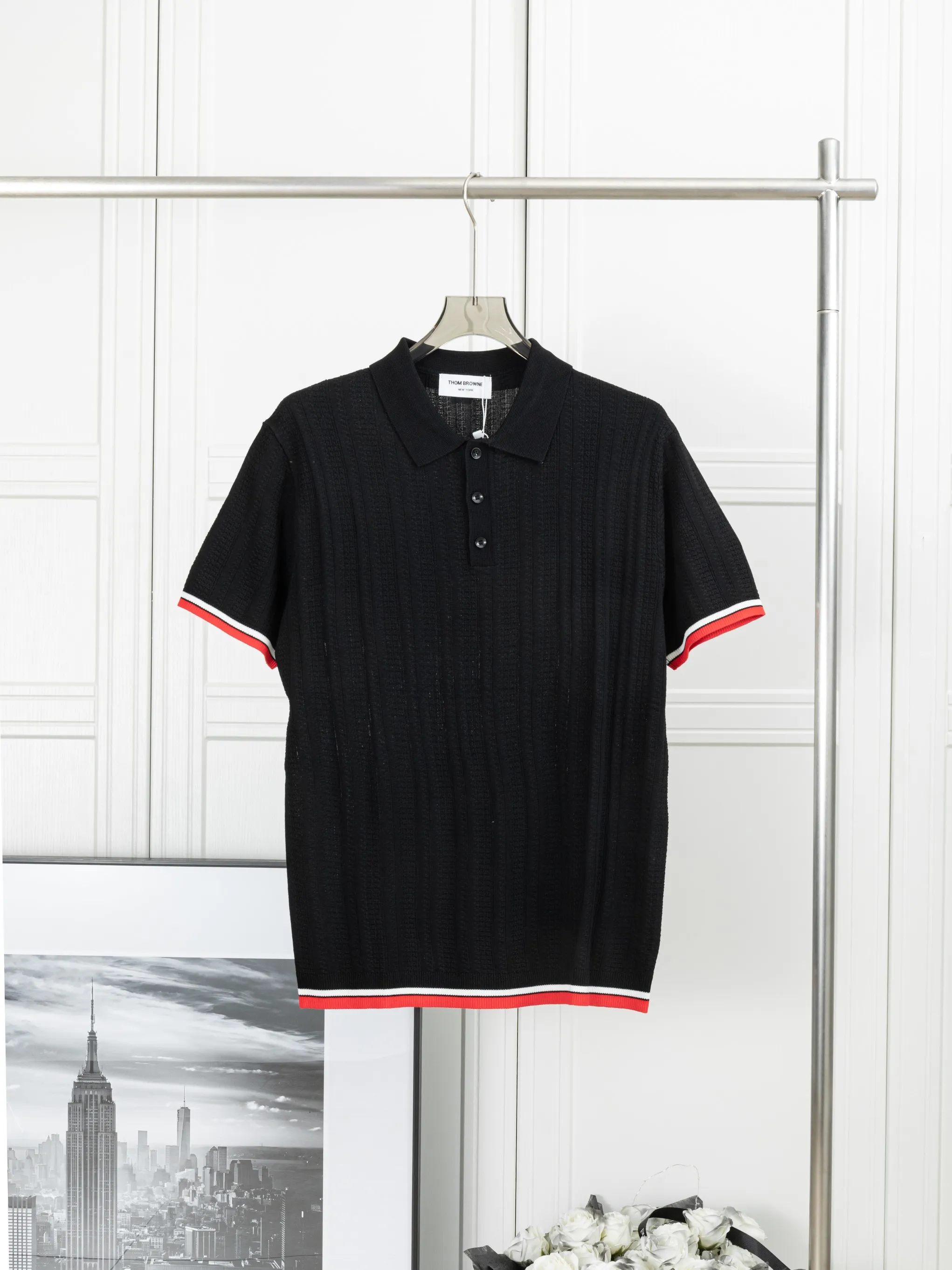 𝑻𝒉𝒐𝒎 𝑩𝒓𝒐𝒘𝒏𝒆 polo 𝑻𝒉𝒐𝒎 𝑩𝒓𝒐𝒘𝒏𝒆 . ， ， Breathable， Quality， 。 Same Style TB + + ：White Black ：M L XL 2XL